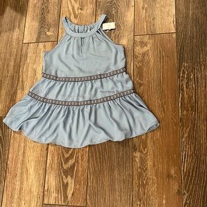 Cato Blue Sleeveless Top